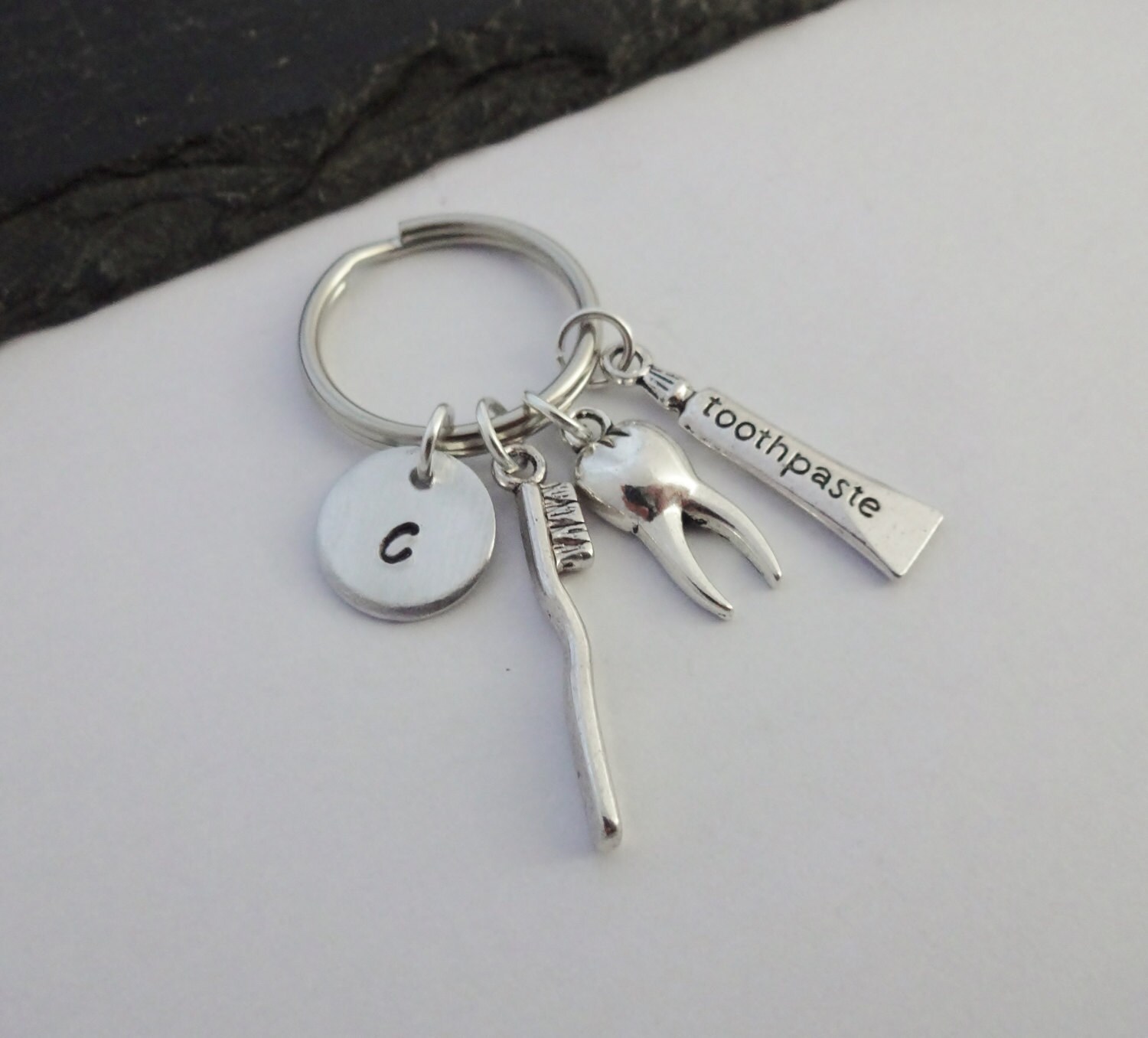 Dentist Keyring Toothpaste Toothbrush Tooth Dental Nurse Etsy UK