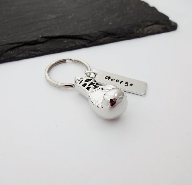 Personalised Boxing Keyring Gift for Boxer Boxing Glove Etsy UK