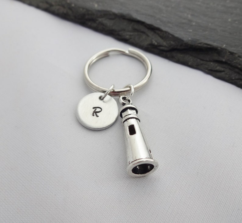Lighthouse Keyring, Lighthouse Keychian, Initial Keyring, Light House ...