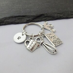 Chef Keyring, Cooking Keyring, Chef Gift, Cooking Keychain, Baking ...