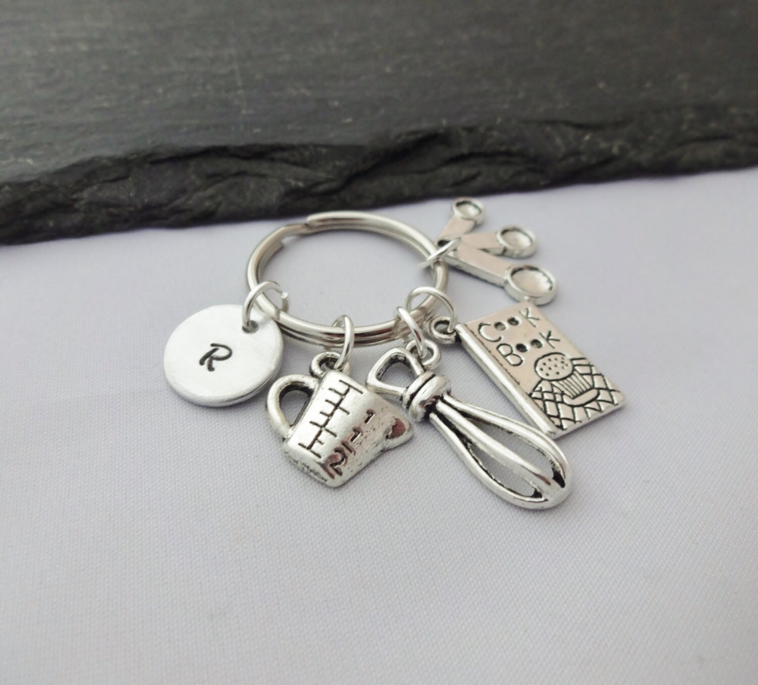 Chef Keyring, Cooking Keyring, Chef Gift, Cooking Keychain, Baking ...