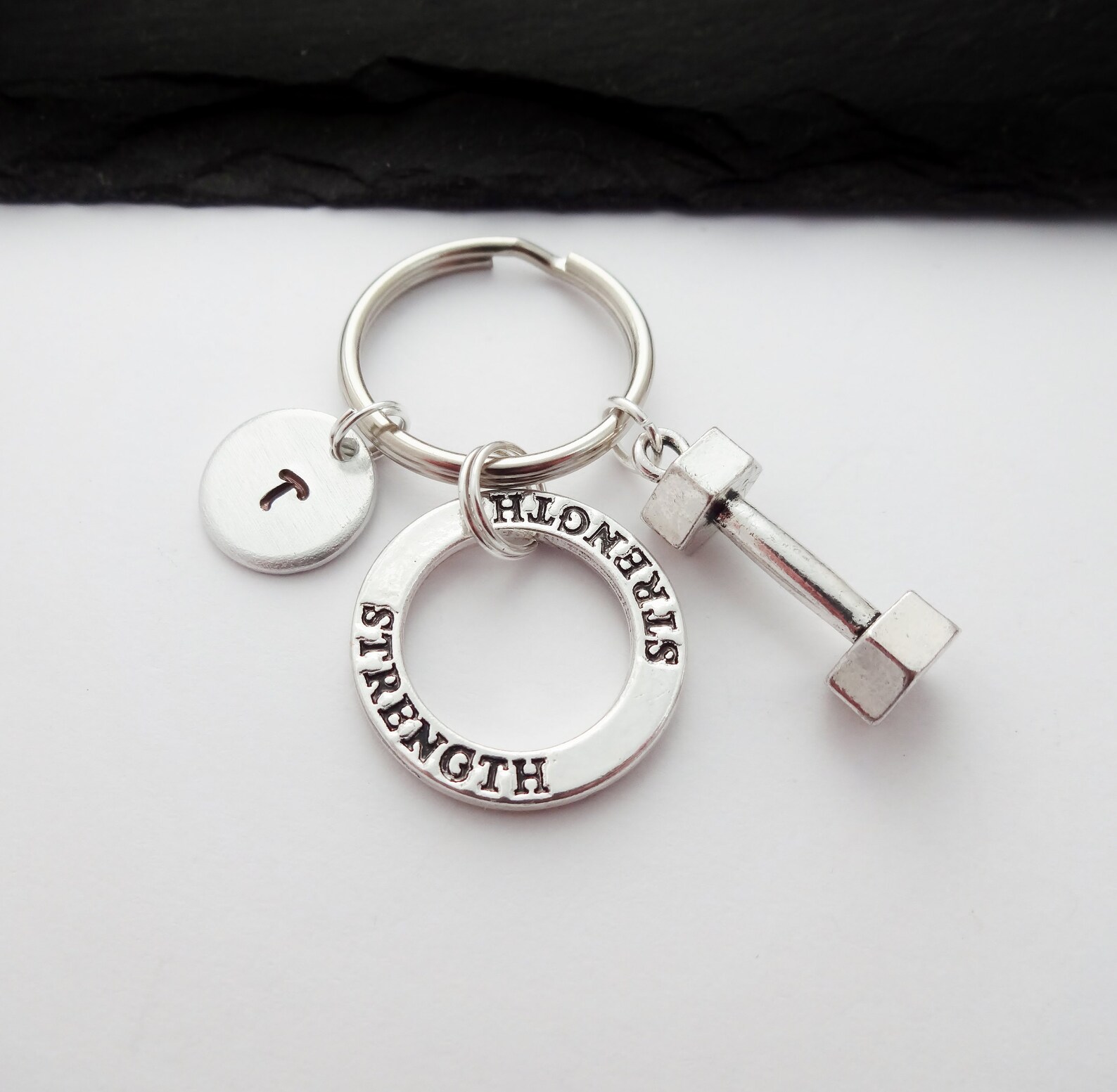 Fitness Keychain Strength Keyring Gym Keyring Weightlifting Etsy UK