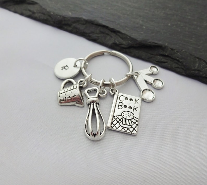Chef Keyring, Cooking Keyring, Chef Gift, Cooking Keychain, Baking ...