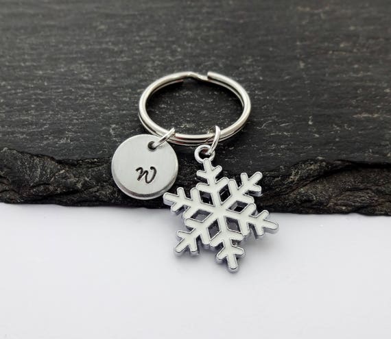 Snowflake keyring deals