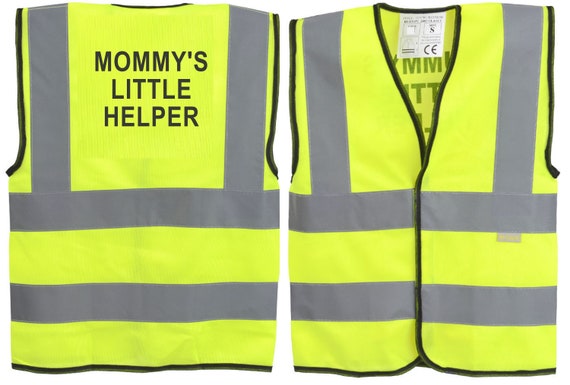Enfant Bebe Gilet Hivis Toddler Securite Reflechissante Gilet Etsy France