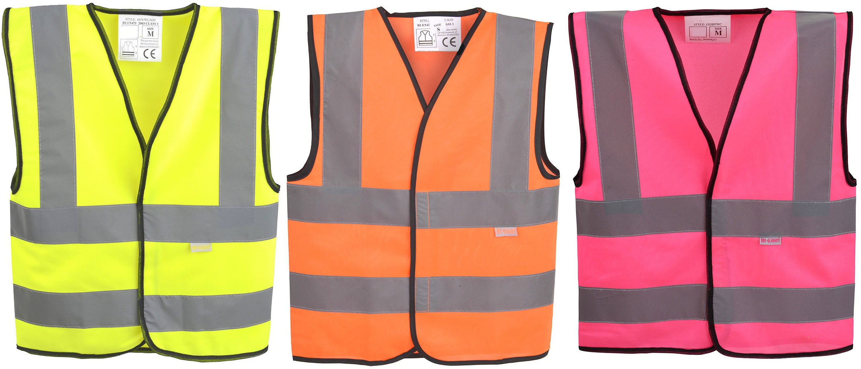 Hörgeschädigte Kinder Weste Gedruckt Individuell Reflektierende Sicherheit  Gelb Orange HiVis Sport Gruppe Schule Baby Kleinkind Sz 0-6 Monate bis 9-11  Jahre - .de