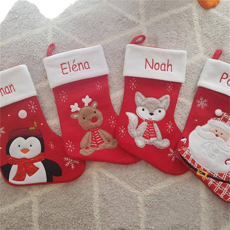 Personalized Christmas Stockings,Christmas gift,christmas stocking,christmas,christmas decor,kids socks image 6