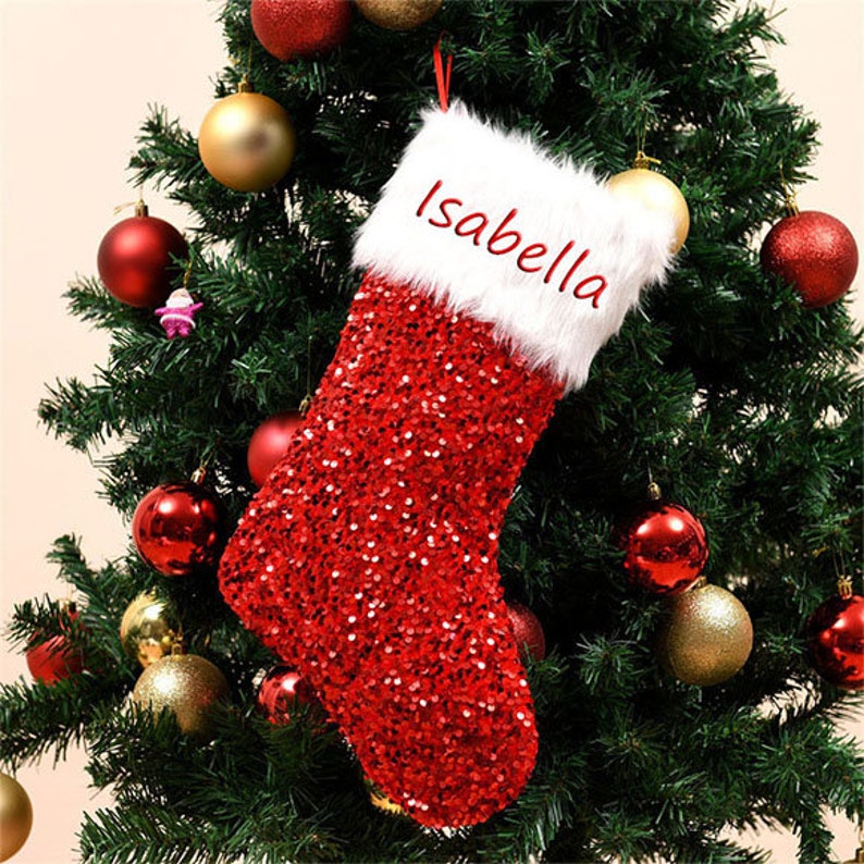 Personalized Christmas Stockings,Christmas gift,christmas stocking,christmas,christmas decor,kids socks image 4