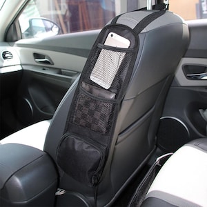Car Backsea Organizer Pocket,leather car storage box, Phone & Bottle Holder,car seat back side hanging bag,car side storage bag