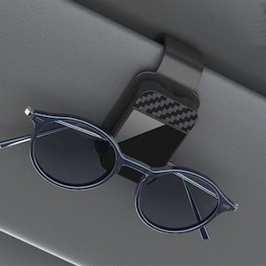 Car Sunglasses Holder Clip: Multi-Functional Sun Visor Organizer