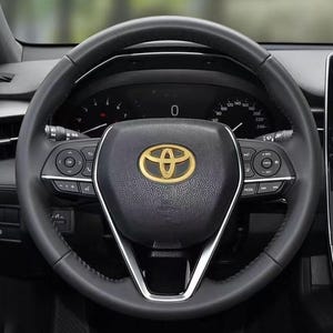 BMW Lenkrad Emblem Abdeckung, Universal Fit für Corolla, Camry, Levin, Aslan, RAV4,Highlander, Emblem Overlay Cover Badge Upgrade