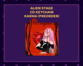 Alien Stage CD Keychain - Etsy