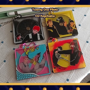 Twenty One Pilots CD Keychain