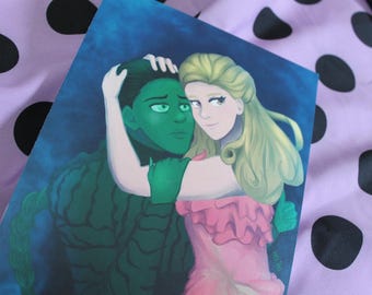 Print Wicked, Elphaba and Glinda