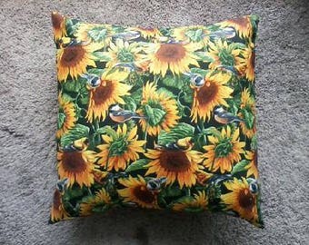 Sunflower pillow cover