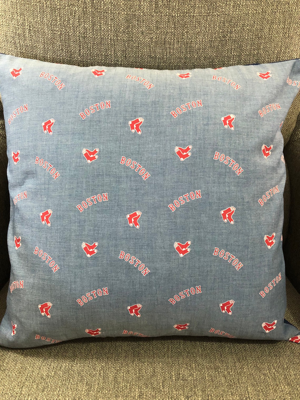 Boston Red Sox Pillow Cover Etsy UK