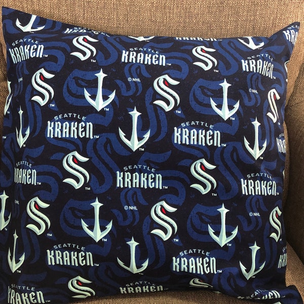 Seattle Kraken pillow cover