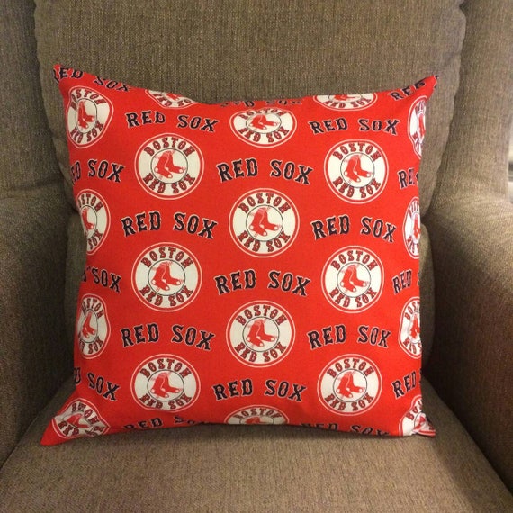 Boston Red Sox Pillow Cover Etsy