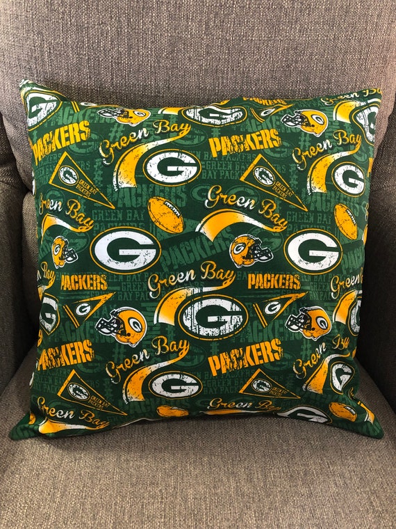 Green Bay Packers Pillow Cover Etsy