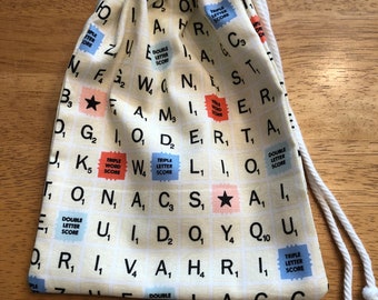 Scrabble Tile bag or gift bag