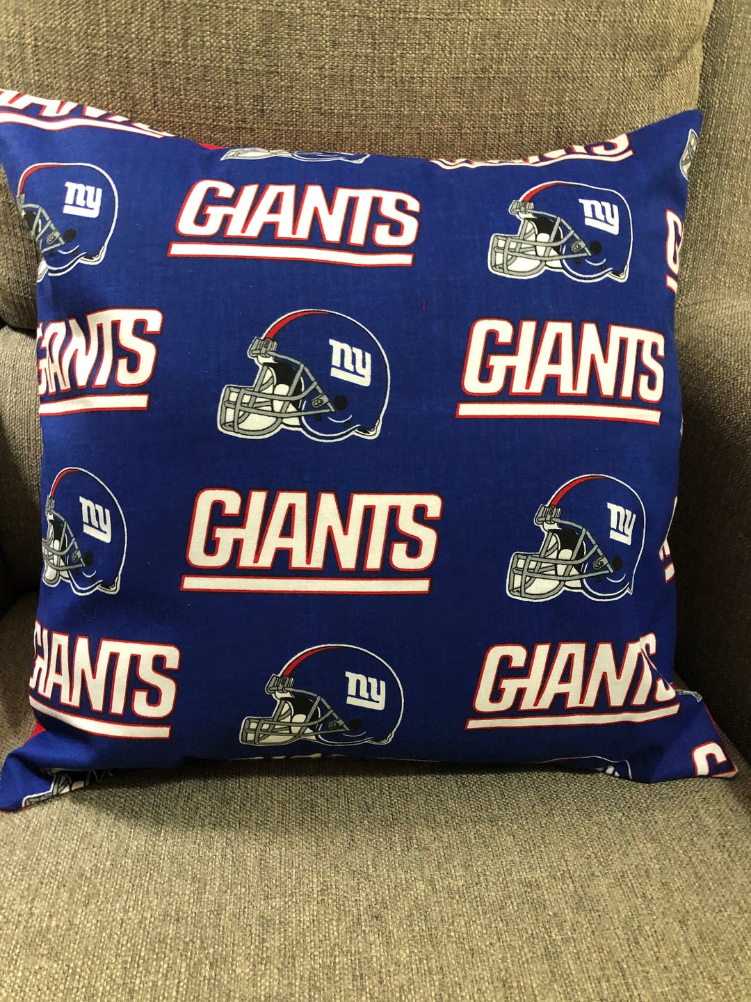 Ny giants pillow hot sale