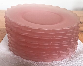 pink plates etsy