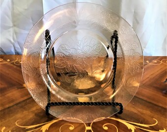Etched Pink Plate Etsy