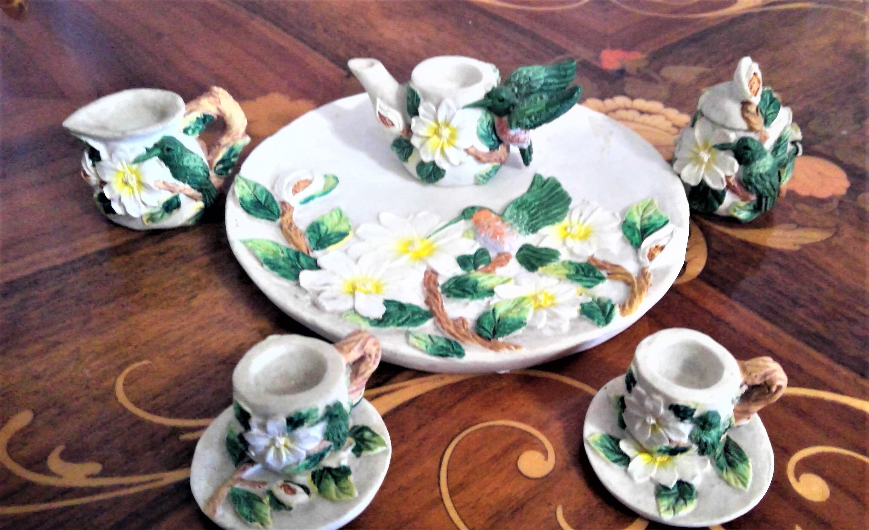 Miniature Tea Service - Floral China Tea Set