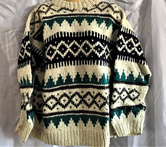 Vintage Ski Sweater from the 80's Saved By The Bell | Etsy