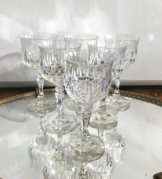 Vintage Zwiesel Germany Lead Crystal Wine Glasses