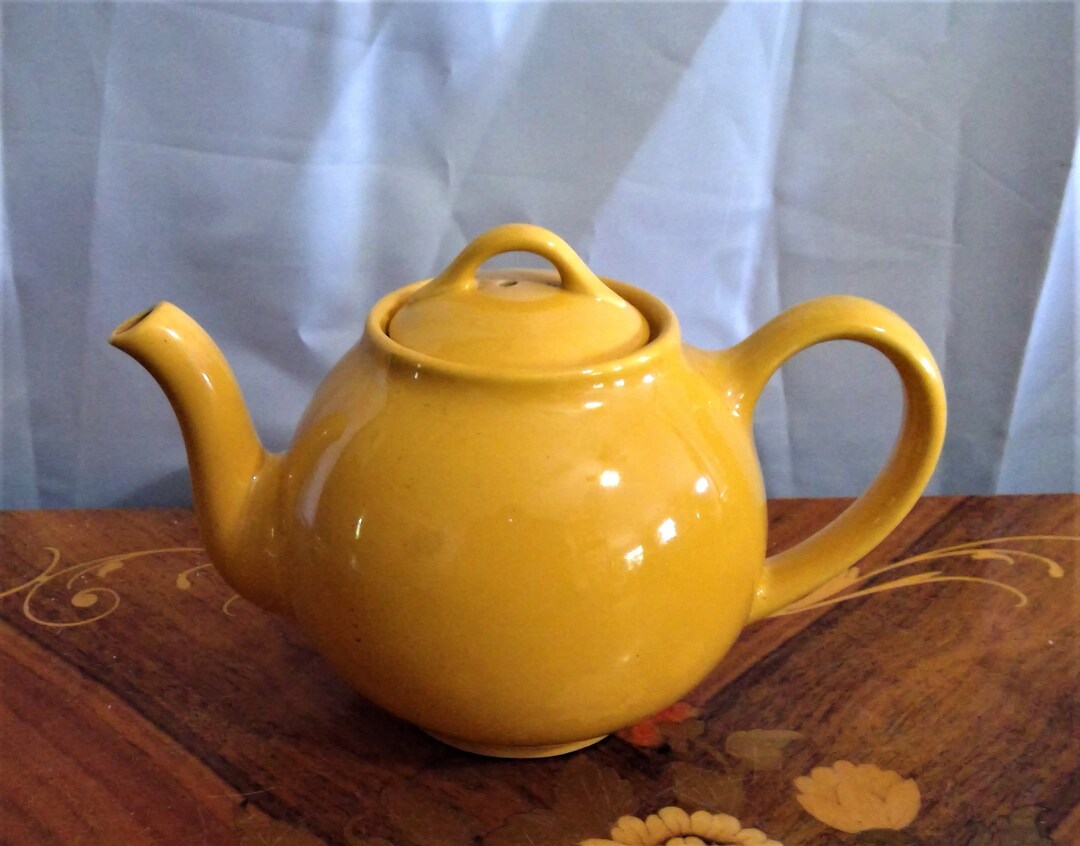 Vintage Lipton Teapot, Made in U S A Etsy