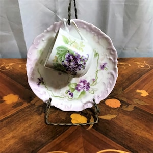 Vintage Cup And Saucer Set, Fine Bone China, Made In Germany, Gold Trim, Fine China, Dining And Serving