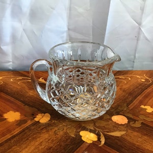 Vintage Brass Crystal/cut Glass Table Lamp Hollywood Regency 