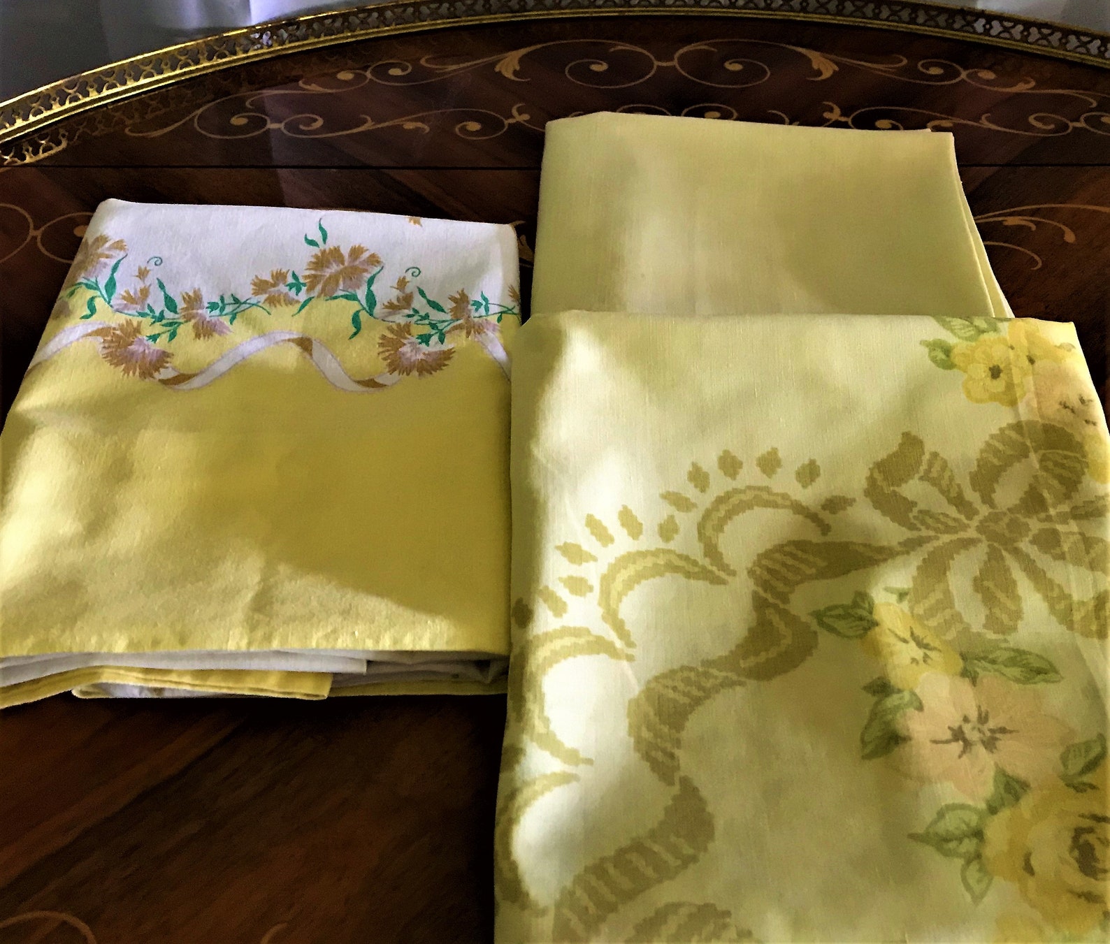 Three Vintage Pillow Cases Pillow Slips Home Decor Bedroom Etsy