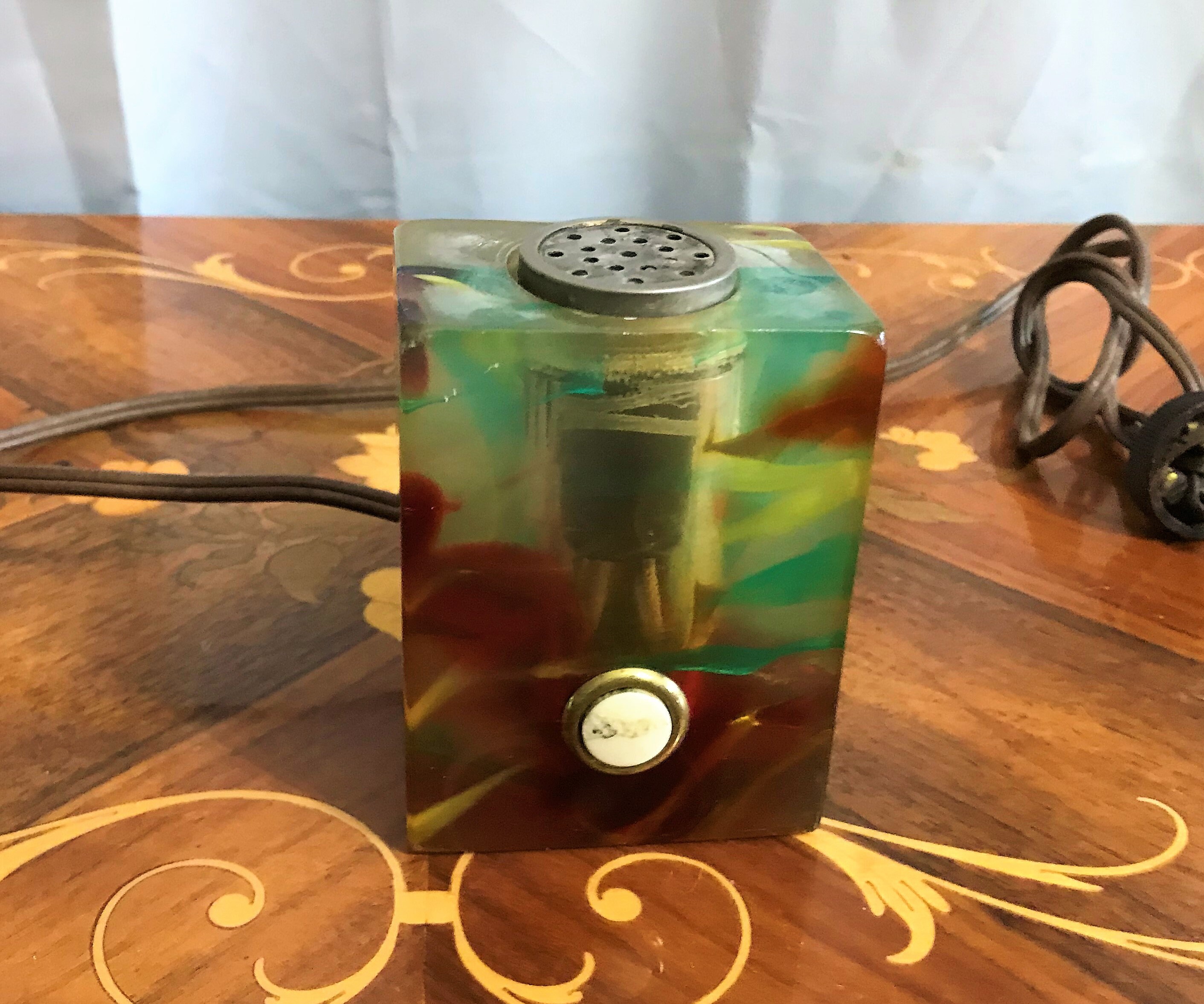 Vintage Lucite Art Deco Electric Cigarette Cigar Lighter Etsy