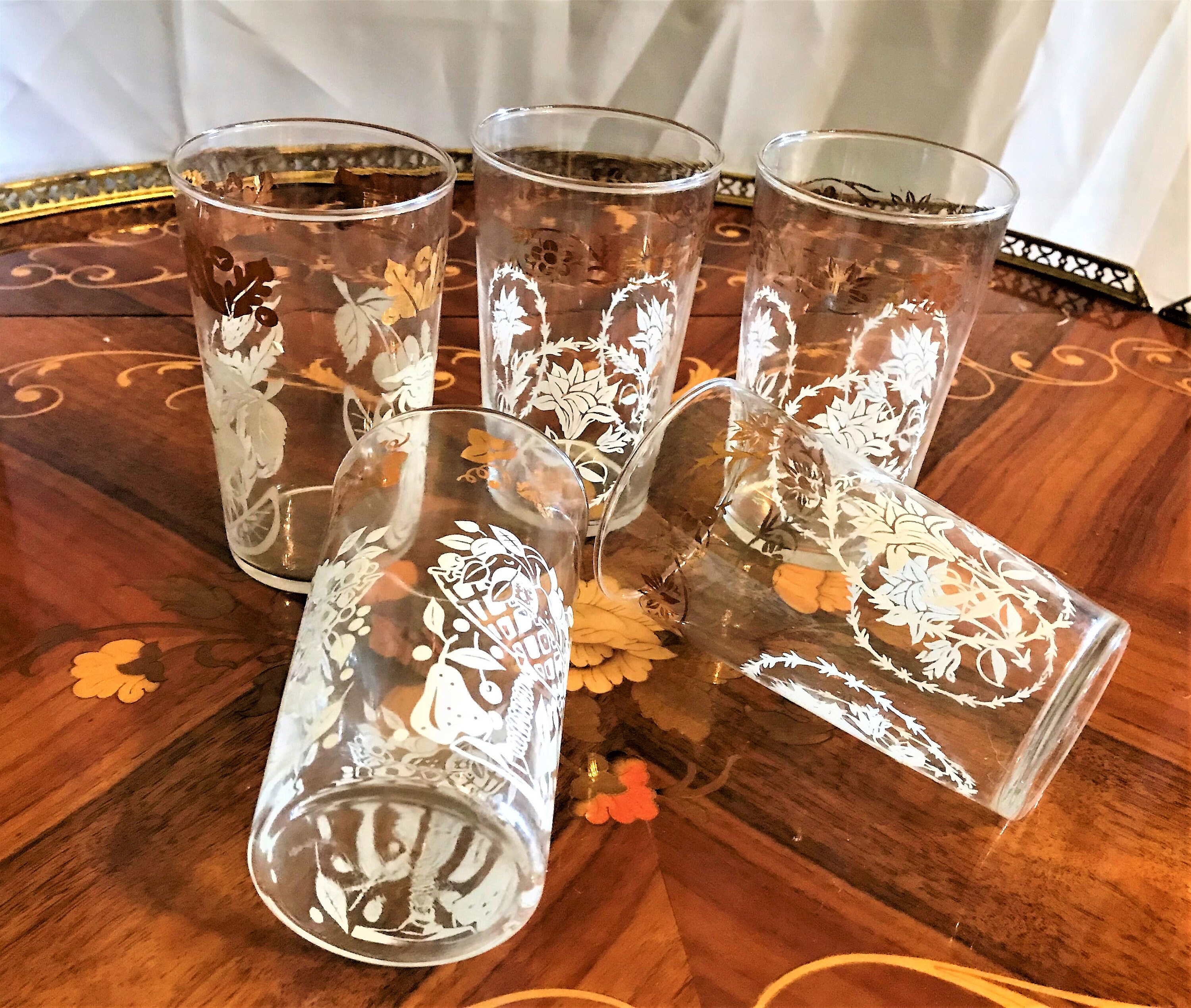 vintage federal drinking glasses