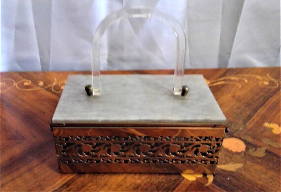 Vintage metal box purse sale