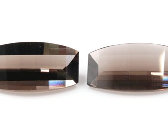 Natural Quartz Natural Smoky Quartz Smoky Vintage Quartz Faceted Quartz Loose Stone Smoky Quartz Square Smokey Quartz 14x7mm 5.26ct