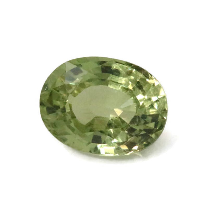 Natural Grossular Garnet January Gemstone January Birthstone Green Garnet 8x6mm Grossular Garnet Loose Stone SKU:00104312 image 2