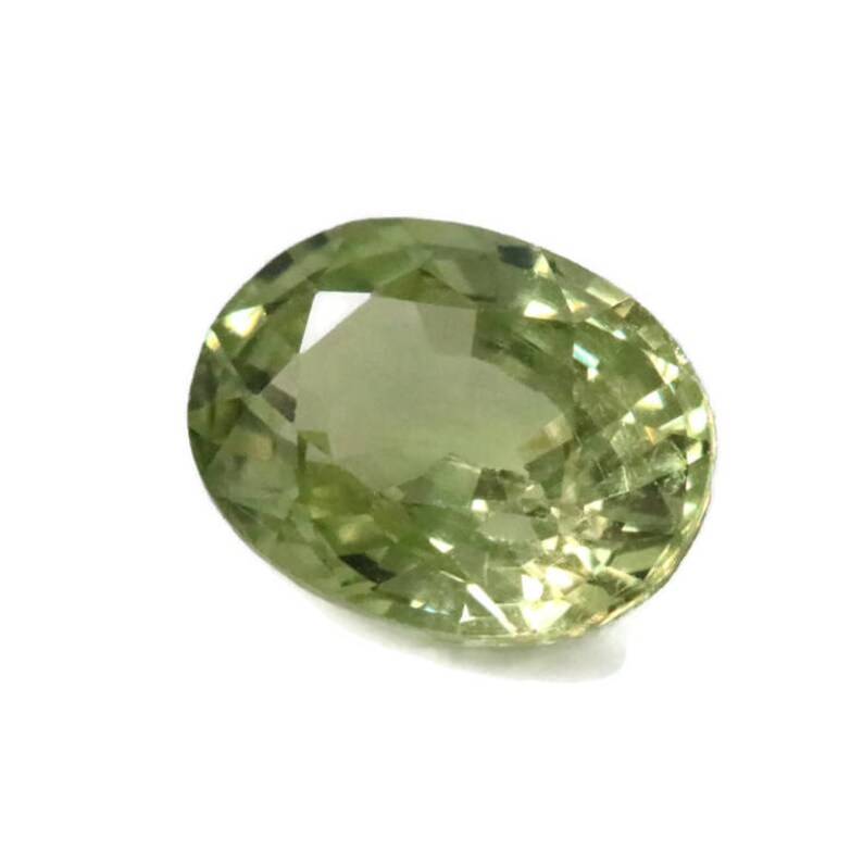 Natural Grossular Garnet January Gemstone January Birthstone Green Garnet 8x6mm Grossular Garnet Loose Stone SKU:00104312 image 3