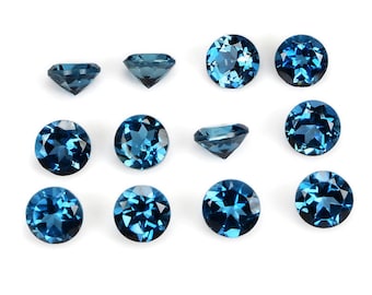 Natural Blue Topaz Gemstone Genuine Blue Topaz Faceted November Birthstone Blue Topaz London Blue Topaz 6mm,1.02 cts