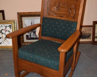 mission style chair diy restored antique oak mission arts crafts style rocker rocking chair monks chair etsy mission style chair diy restored antique oak mission arts crafts style rocker rocking chair monks chair etsy