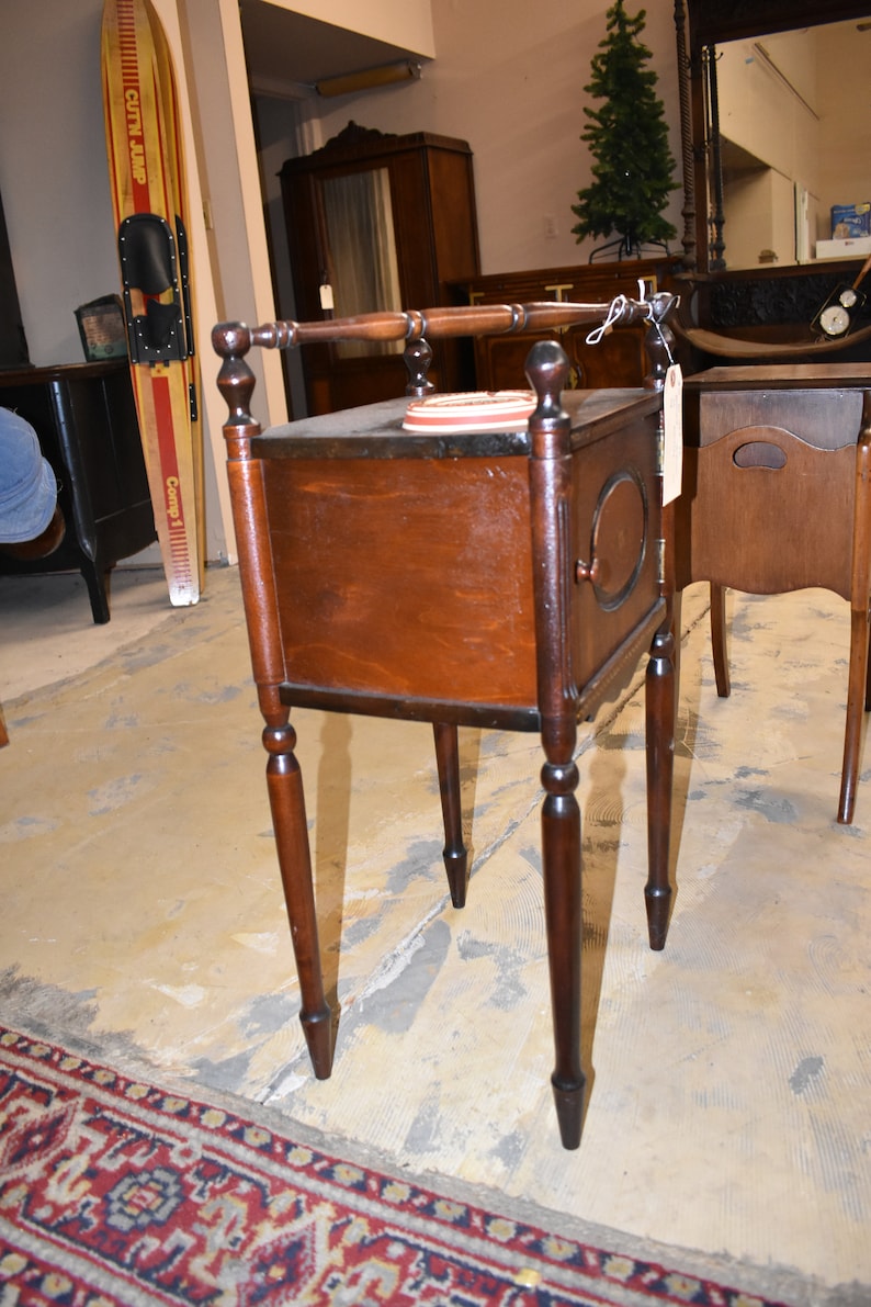 Cushman Antique Humidor Cigar Smoke Stand Tobacciana with Etsy