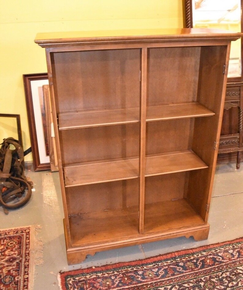 Vintage Ethan Allen Bookcase Bookshelf Etsy