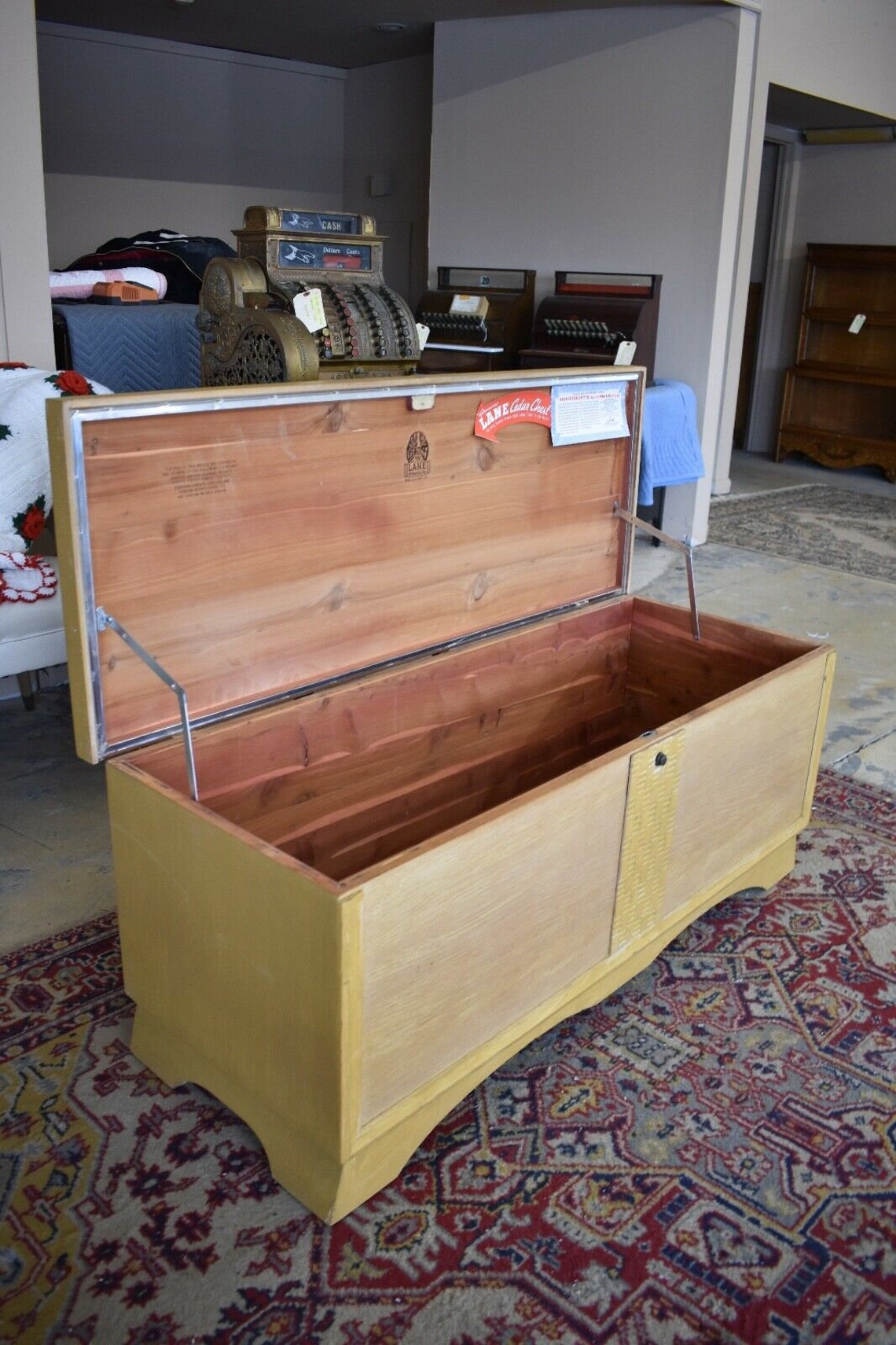 Mid Century 1953 Antique Lane Blonde Blanket Cedar Chest No Etsy