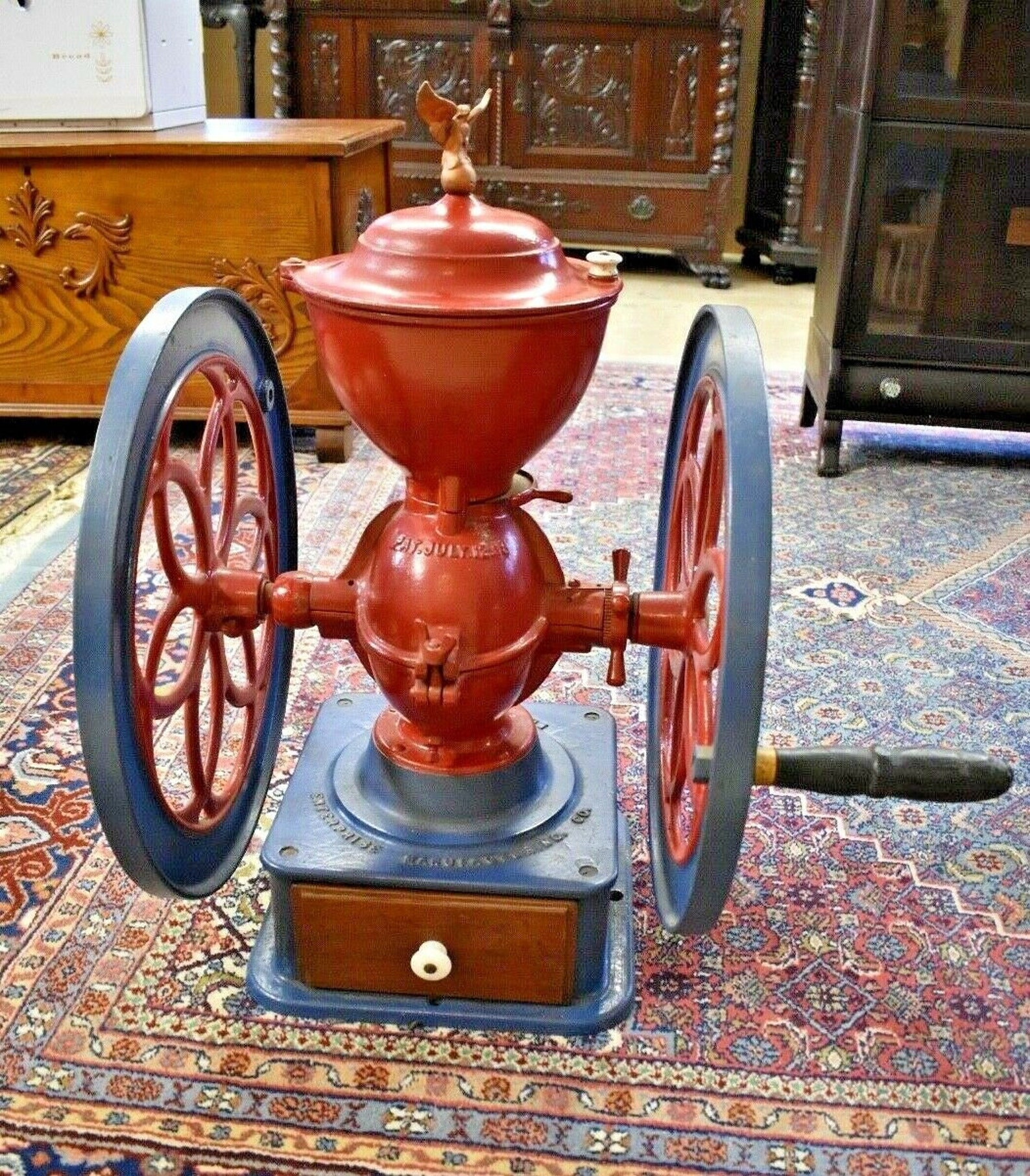 Antique 1908 Enterprise MFG Coffee Grinder Philadelphia Pa 19 Etsy