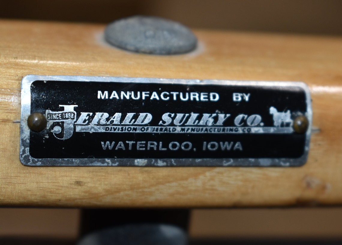 Used Training Cart on Pneumatic Wheels Jerald Sulky Co. Etsy