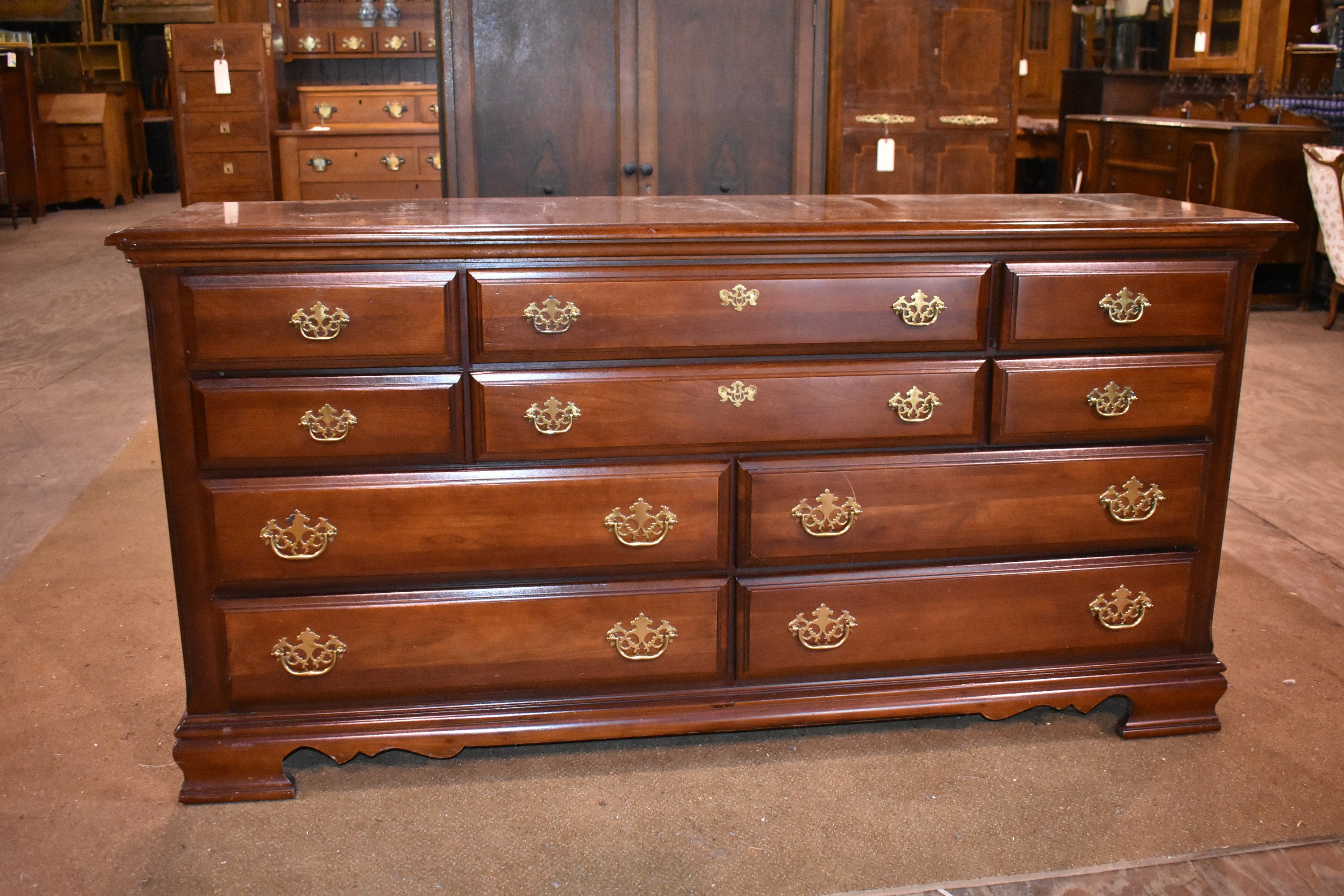 antique broyhill dining room set