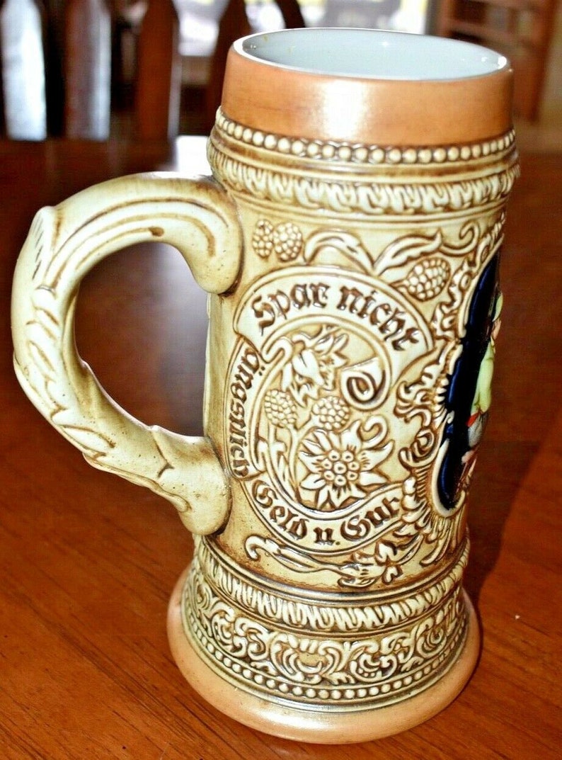 Vintage Beer Stein Made in Brazil Ceramarte Etsy