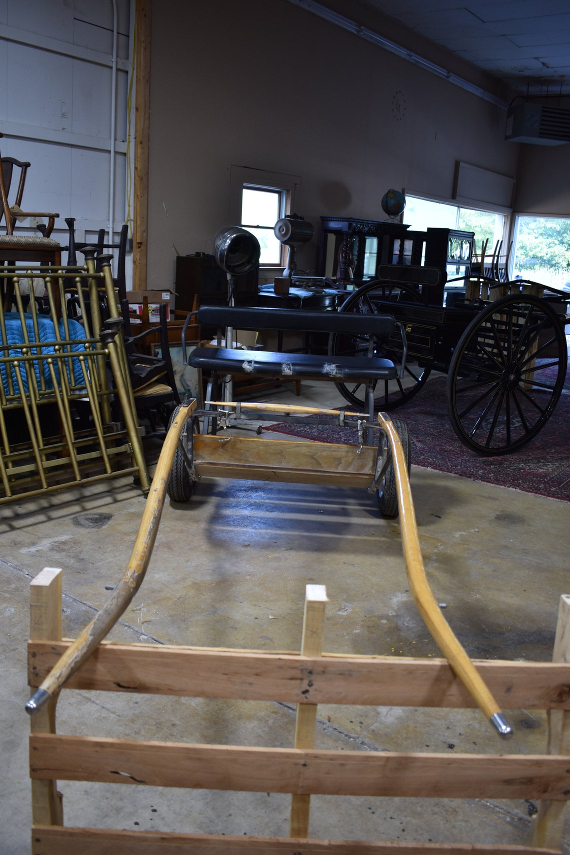Used Training Cart on Pneumatic Wheels Jerald Sulky Co. Etsy